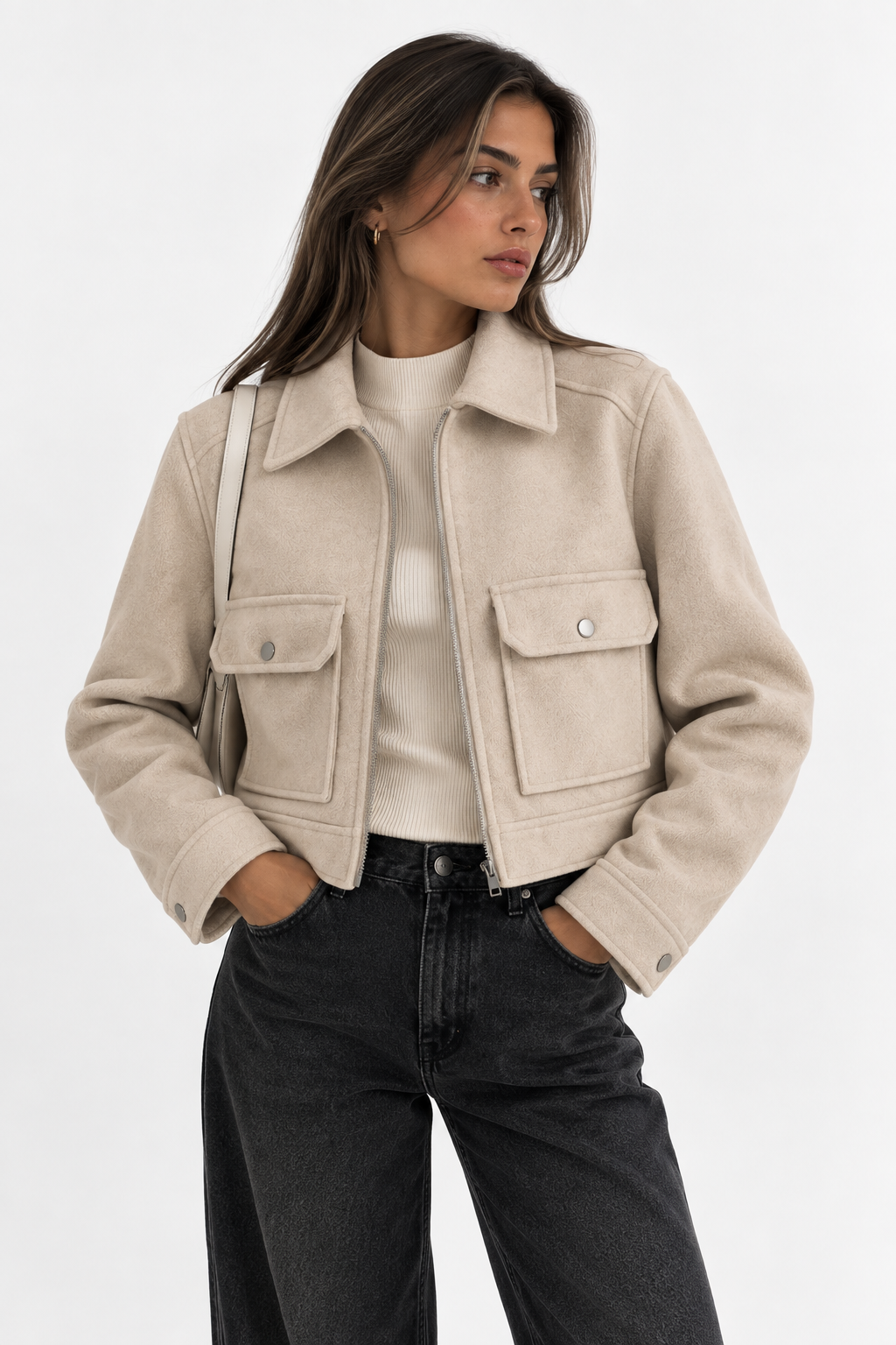Chaqueta Suede