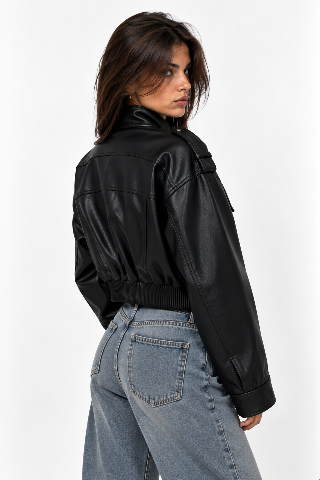 Chaqueta Efecto Piel Vera